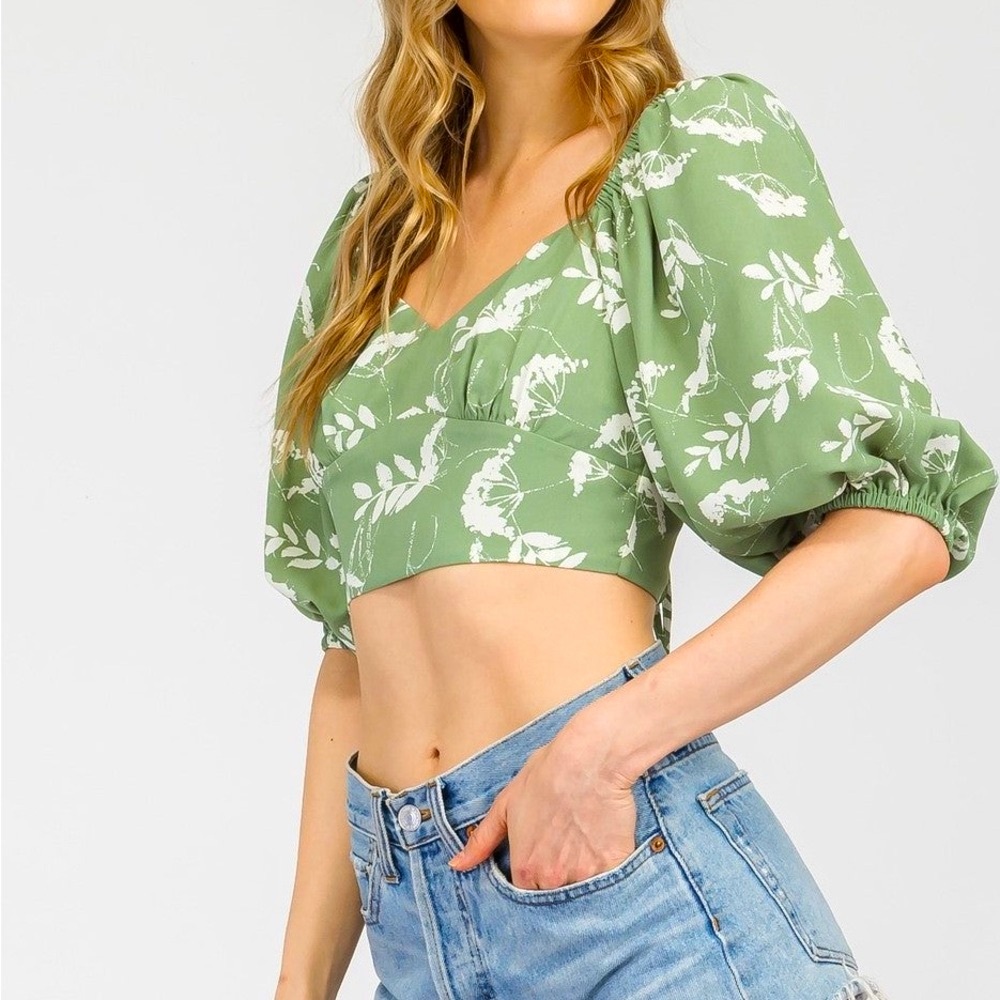 Back lace up top